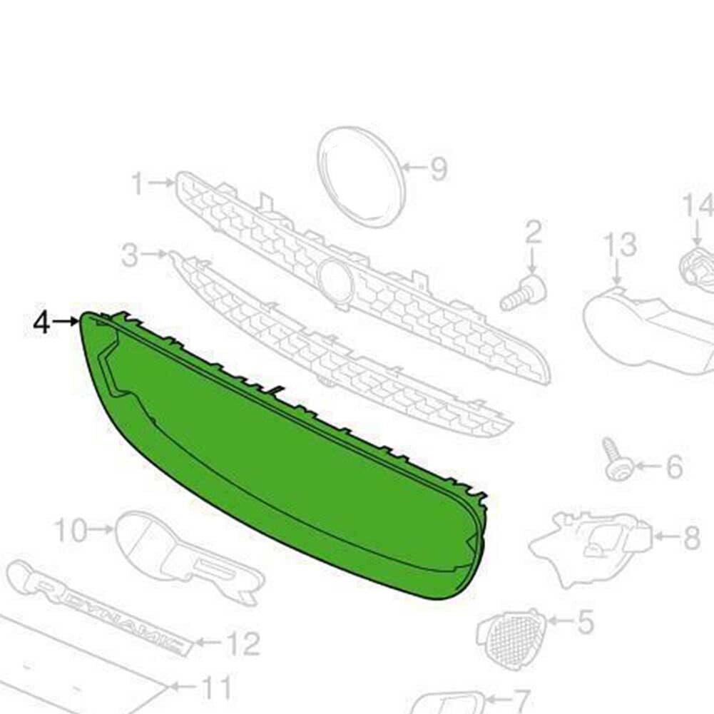 Front Bumper Grille Surround Molding for Jaguar for F-Type 2014-17 T2R5053 T2R3563