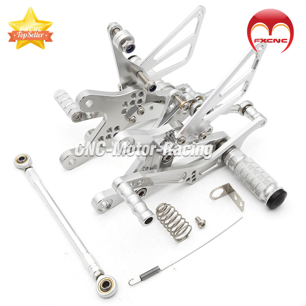Suitable for Yamaha YZF R1 2004-2005-2006 CNC foot pedals with adjustable rear gear set.