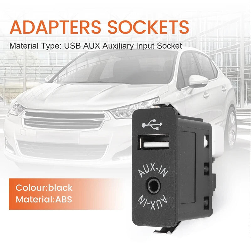 84109237653 Input Socket Switch for MINI R56 for MINI Cabrio R57 AUX USB for BMW