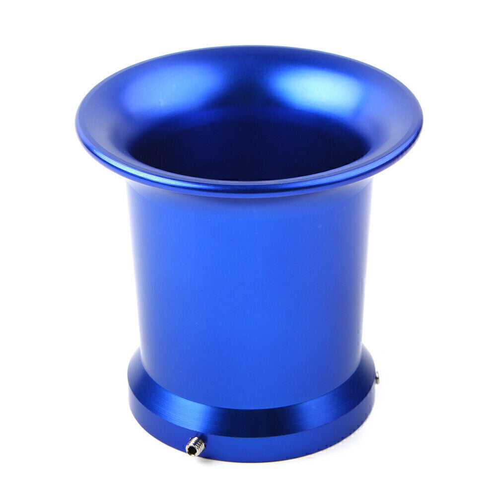 Blue 55mm Carburetor Air Filter Velocity Stacks Wind Horn Cup Fit PWK 32/34mm