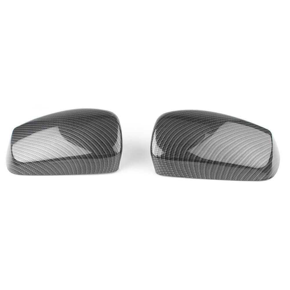 ABS Carbon Fiber Side Rearview Mirror Cover Trim Fit for BMW E60 2004-2007 2PCS