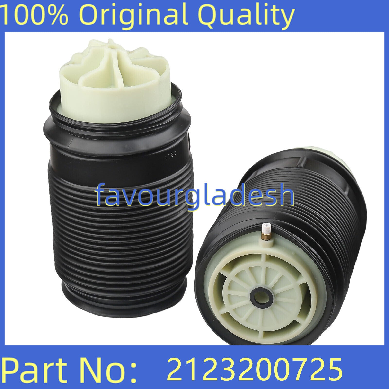 Pair Rear Air Suspension Spring Bag for Mercedes E Class W212 2123200725