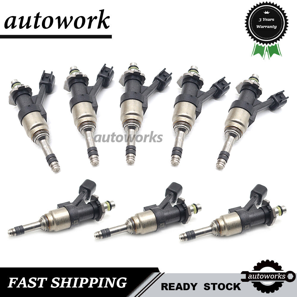 8x 12668651 Fuel Injector for Cadillac for Chevy for GMC GM 6.2L V8 12672370 2014-2017