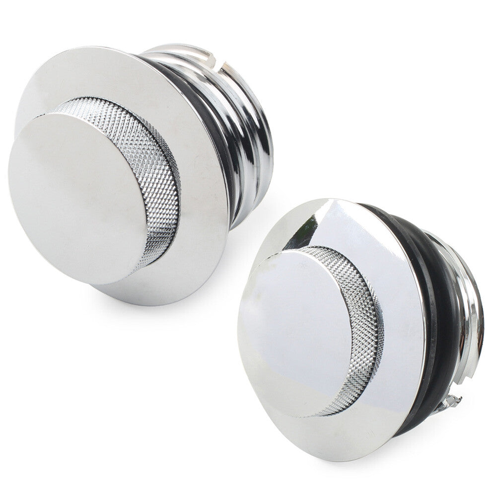 Thread Flush Pop Up Gas Cap Bel¨¹ftete Kraftstofftank Abdeckung f¨¹r for Harley Chrom