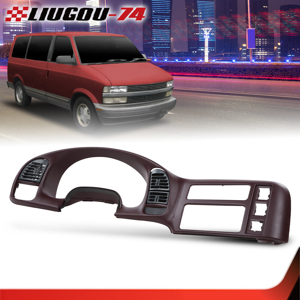 Fits 1996-2005 for Chevrolet Astro Safari for GMC Cluster Radio Dashboard Bezel