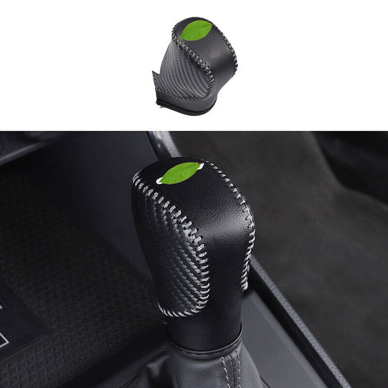 for Honda CR-V 2023-2024 Carbon Fiber Hand sewn leather Gear Shift Knob trim