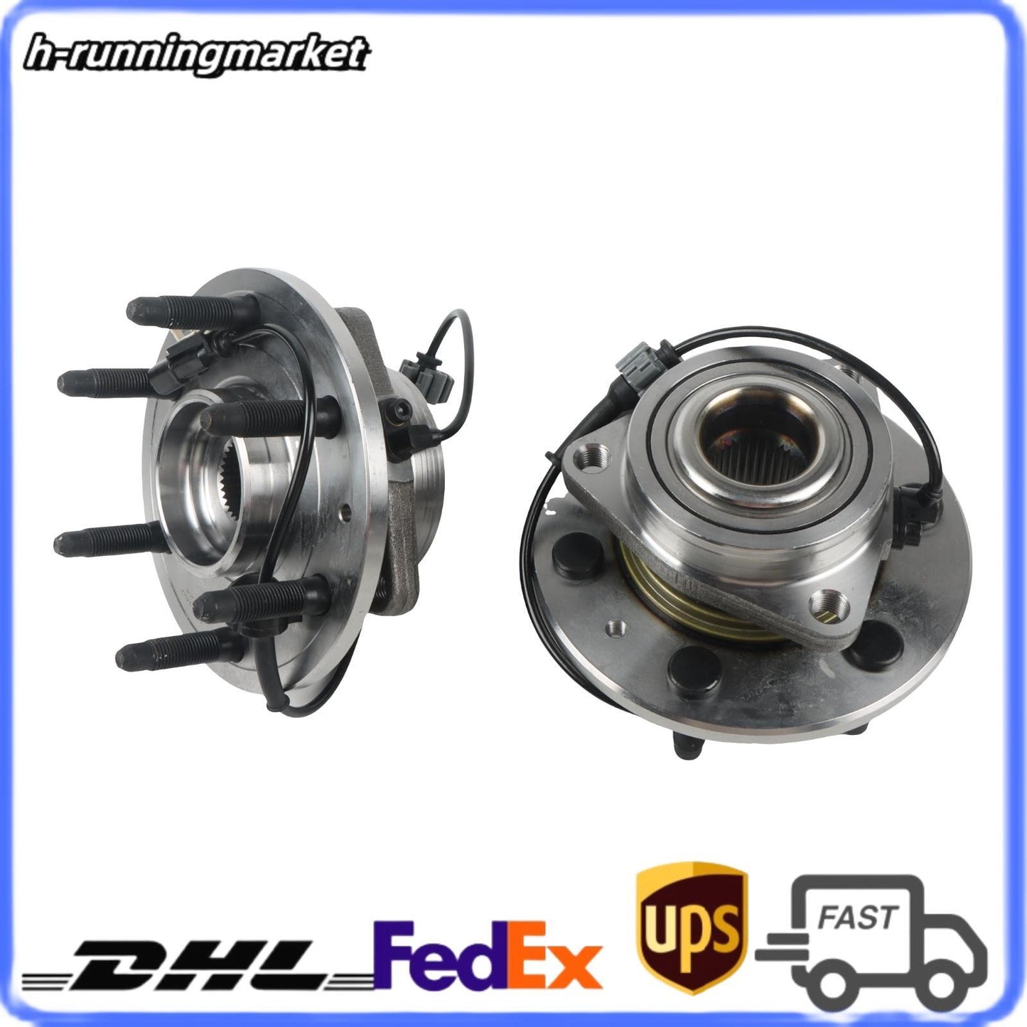 Wheel Hub Bearing Assembly Front LH RH for Cadillac for Escalade 2015-2019 for Chevy for GMC