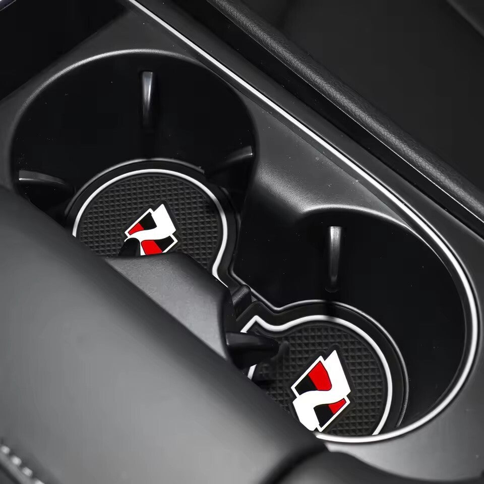 for Hyundai Sonata 2024 N-line Anti-Slip Gate Slot Mat Door Cup Holder White