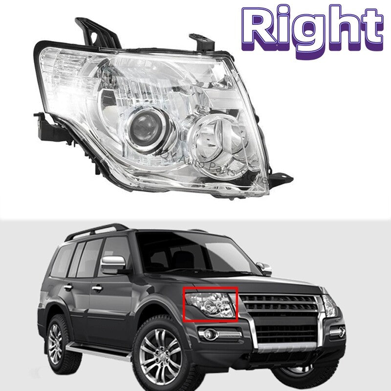 1Pcs For 2007-14 for Mitsubishi Pajero V97 V93 V98 V87 Right HID Headlight Xenon DRL