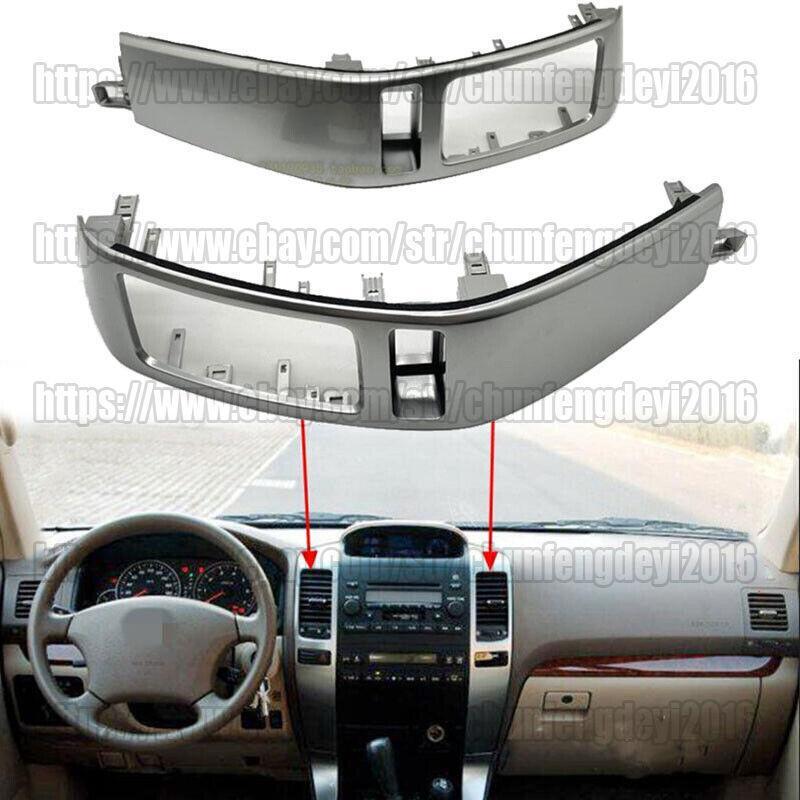 for Land Cruiser Prado 2003-2009 RHLH Instrument Air Vent Finish Panel Garnish
