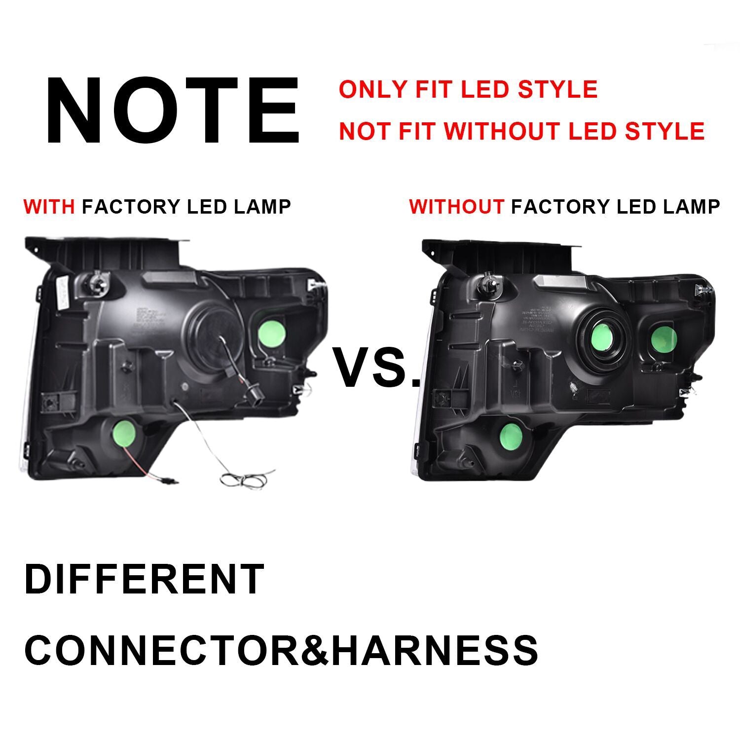 09 - 14 Welfare Edition F-150 Water + Xiaoliang New Dual LED Lights