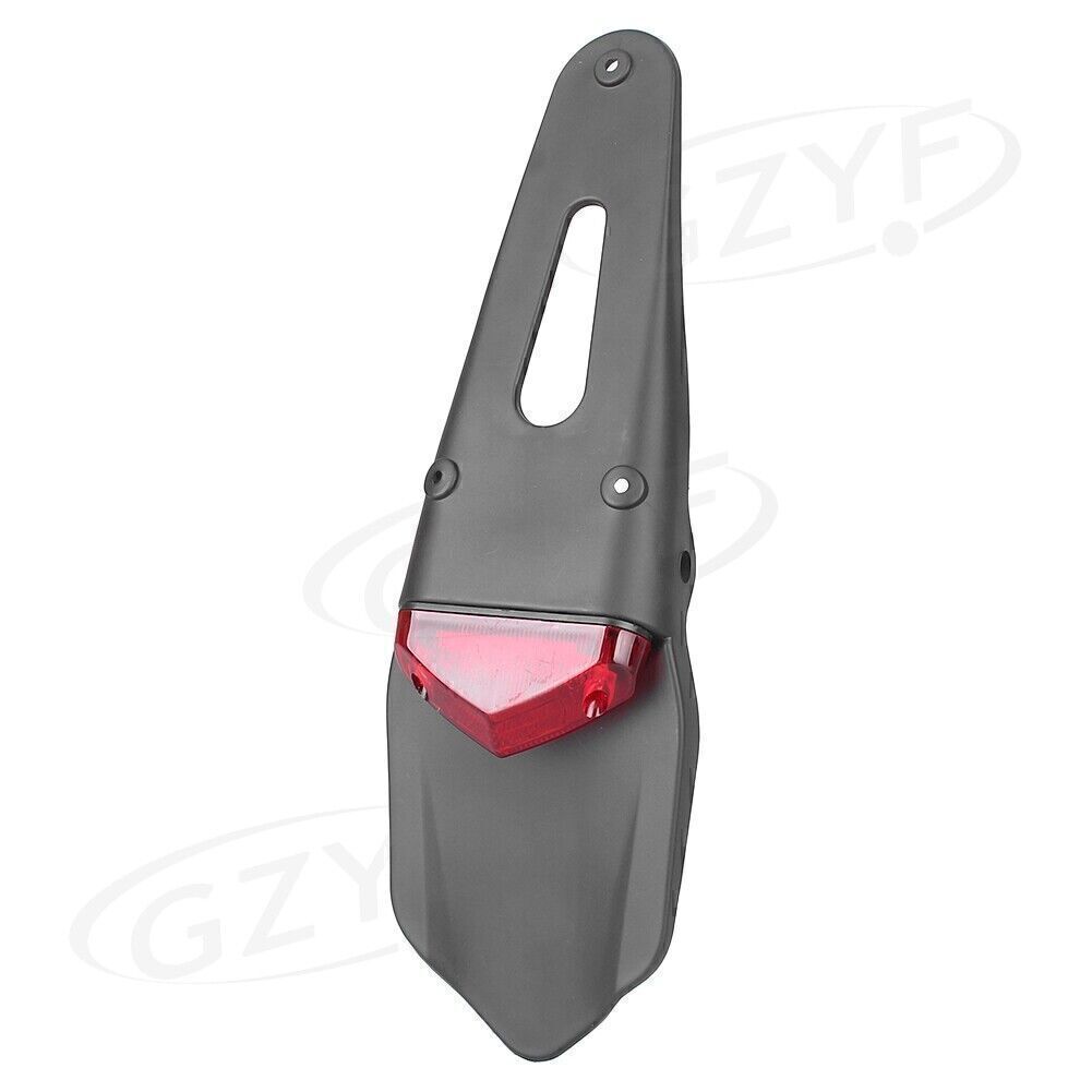 Rear Enduro Dirt Bike Rear LED Fender Brake Stop Lights Tail Lamp Red Motor New