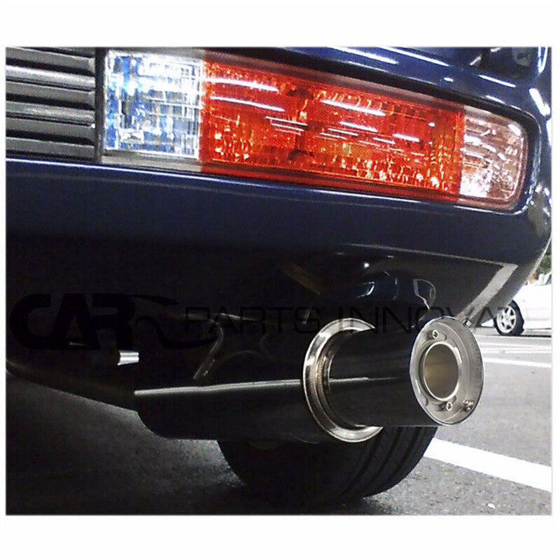 Universal 3.5-inch removable stainless steel muffler insert for automotive exhaust tips