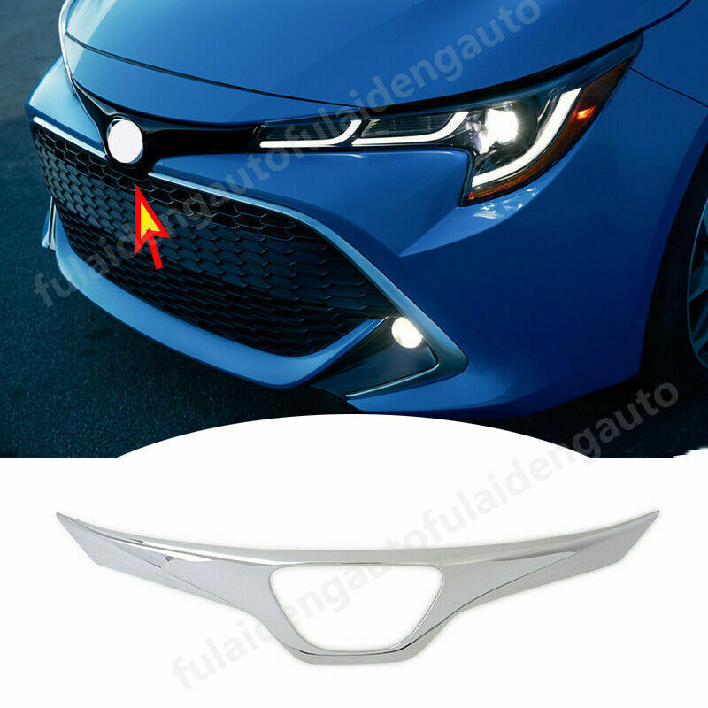 2019-2023 for Toyota for Corolla Hatchback Hood Lip Front Grille Cover Moulding Trim