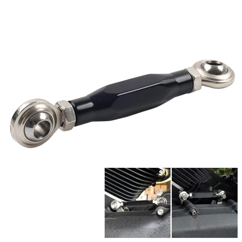 Shift Linkage Mid Controls Shifter Link Black for Harley Dyna FXD Low Rider FXRS
