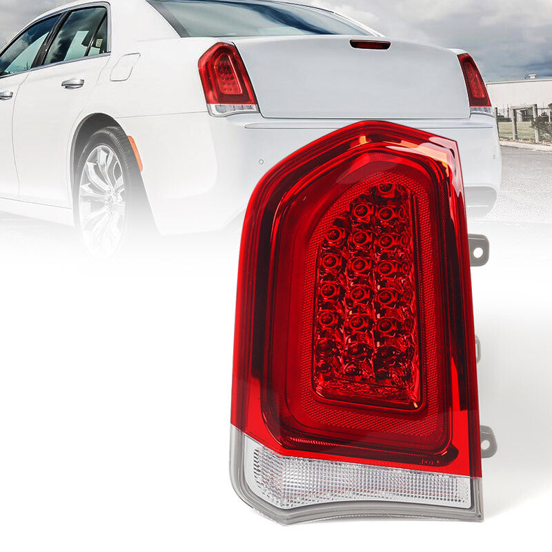 Suitable for 2015-2023 for Chrysler 300 chrome trim full LED taillights and brake light drivers