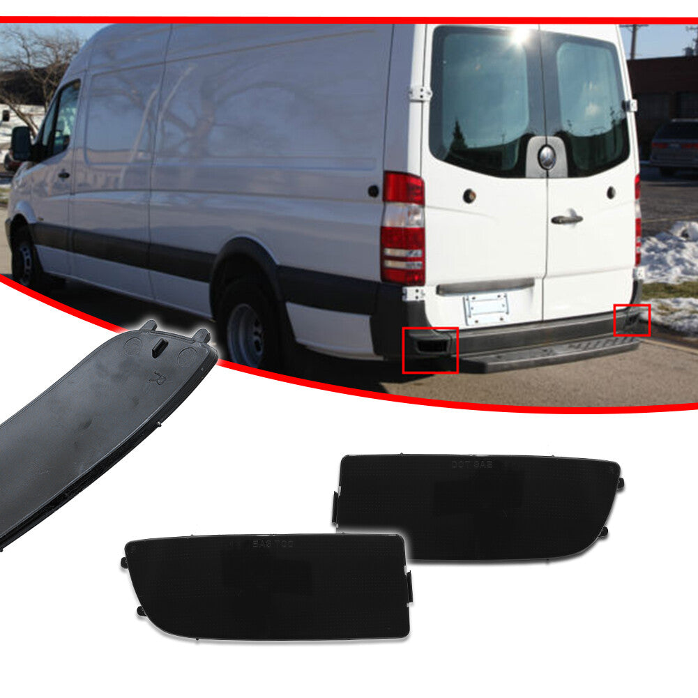 Rear bumper reflector housings are compatible with 2011-2018 for Mercedes-Benz Sprinter 2500 models.