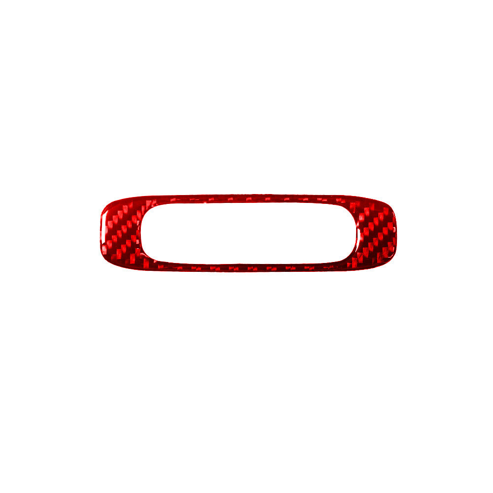 Red Carbon Fiber Interior Sunroof Handle Cover Trim for Hyundai Azera 2006-2011