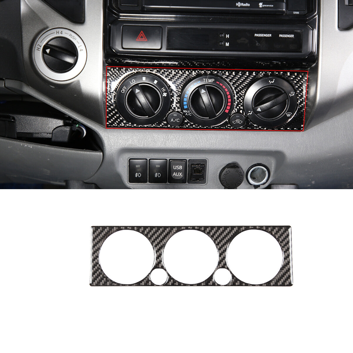 ABS carbon fiber front grille trim frame for Alfa Romeo for Stelvio 2017 - 20