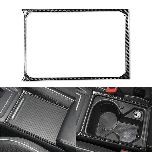 Mitte Wasser Cup Halter Rahmen Trim f¨¹r for Volkswagen for Golf 8 MK8 2021-2023 Schwarz