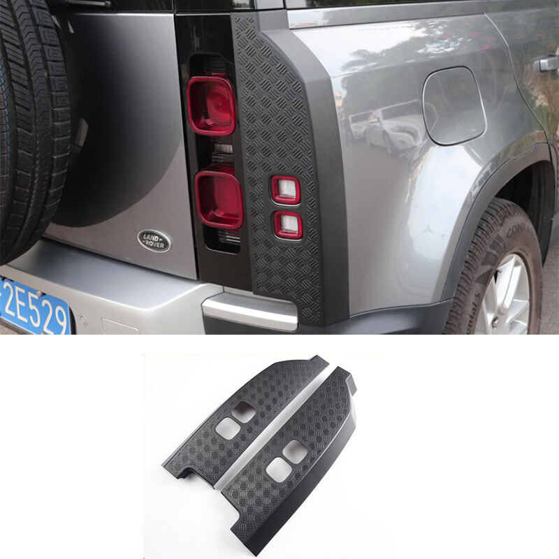 Rear Tail Light Protection Board for Land Rover for Defender Matte Black 2020-2023