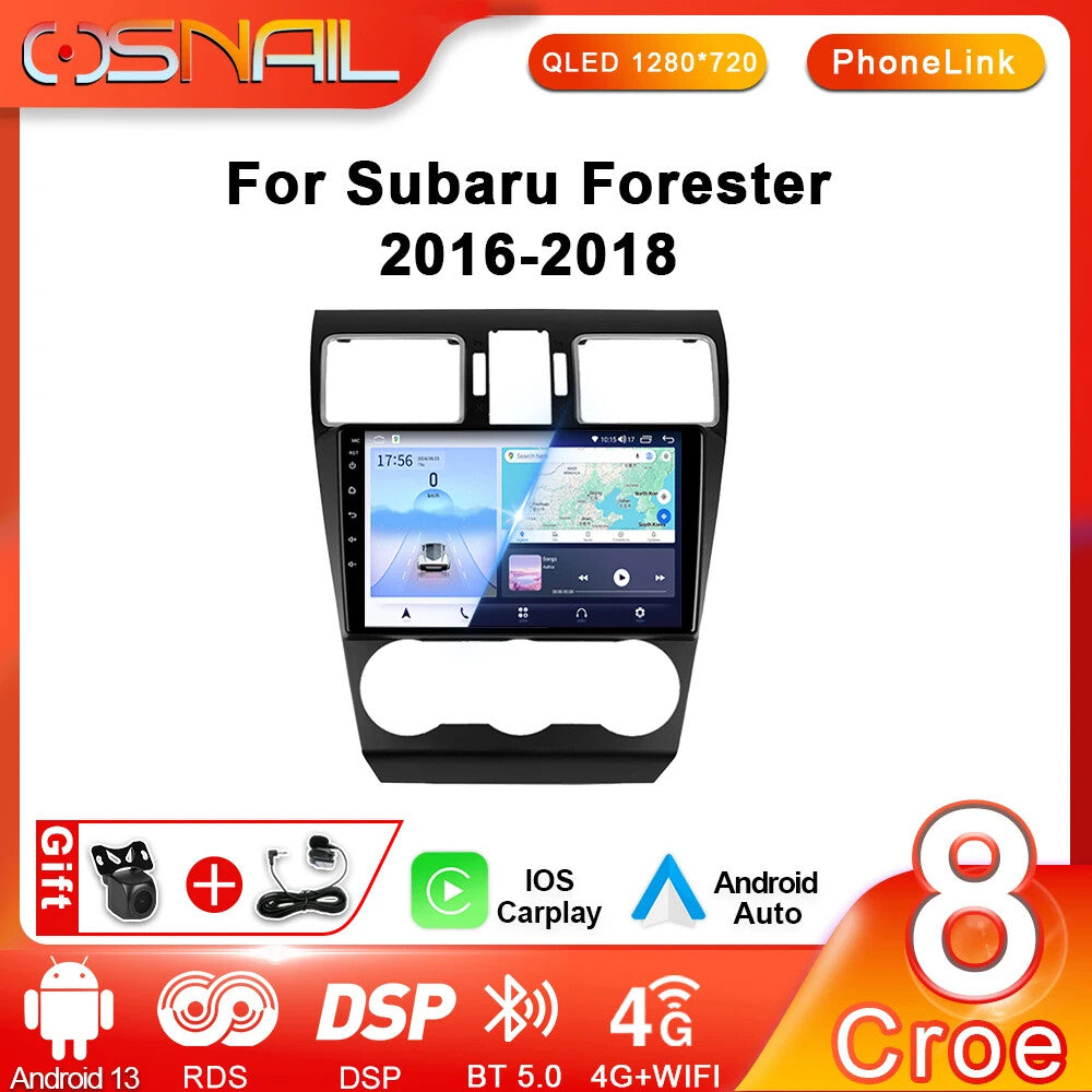 Android Auto Radio for Subaru for Forester WRX XV Screen Car Video Player Stereo GPS