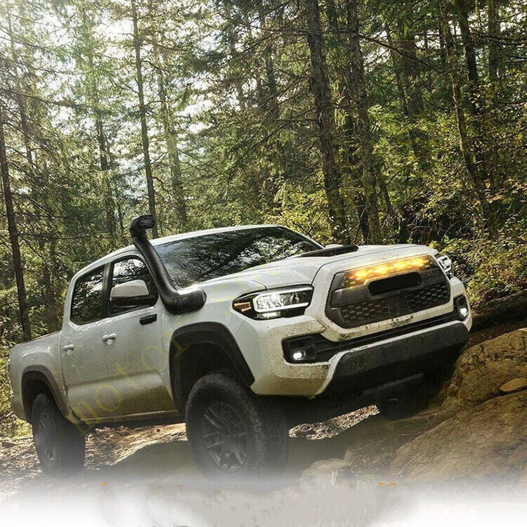 for Toyota Tacoma 2016-2024 yellow Style Front Grill LED Marker Light Kit
