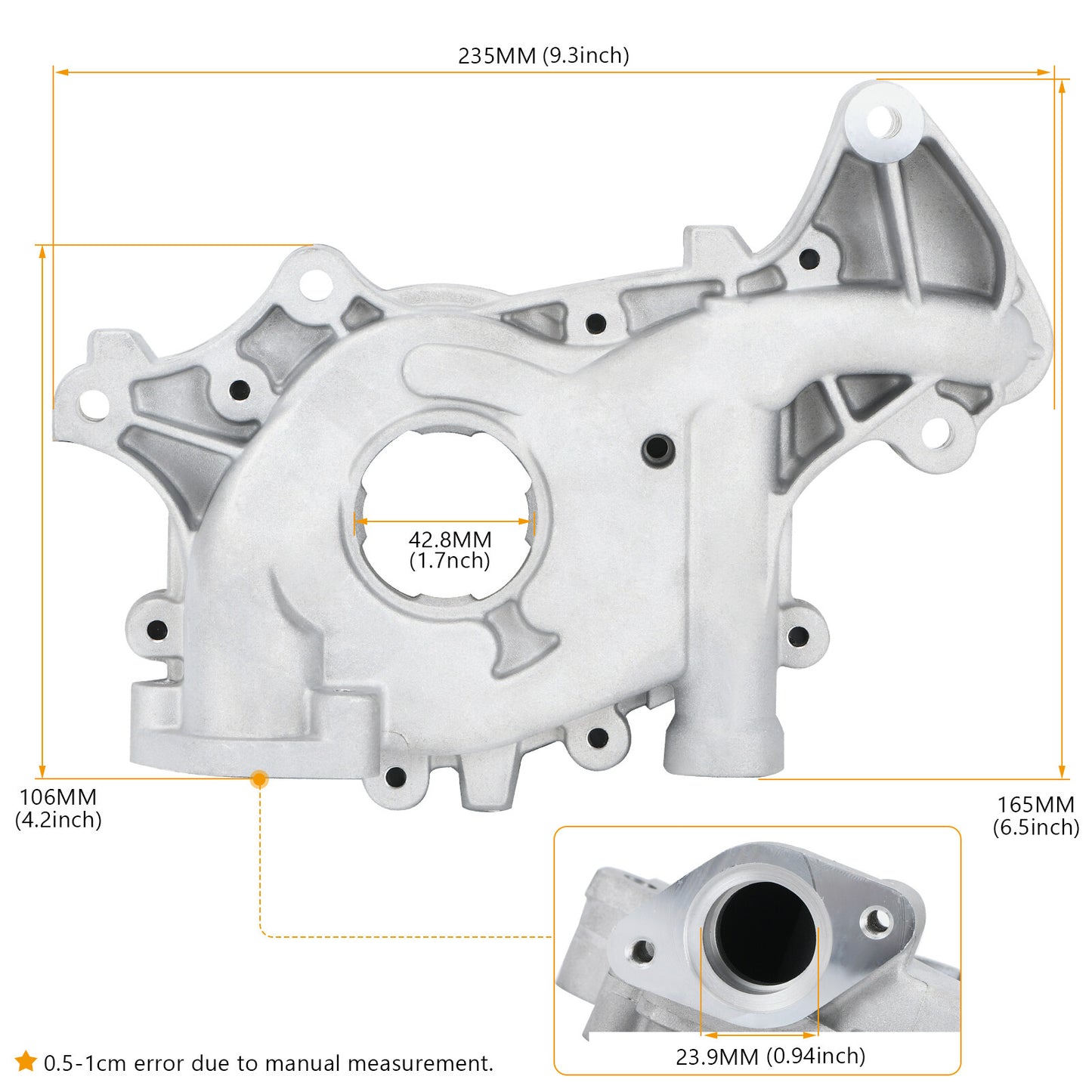 Engine Oil Pump M390HV High Volume for 2007-2020 for Ford 3.5L 3.7L for Mercury for Lincoln