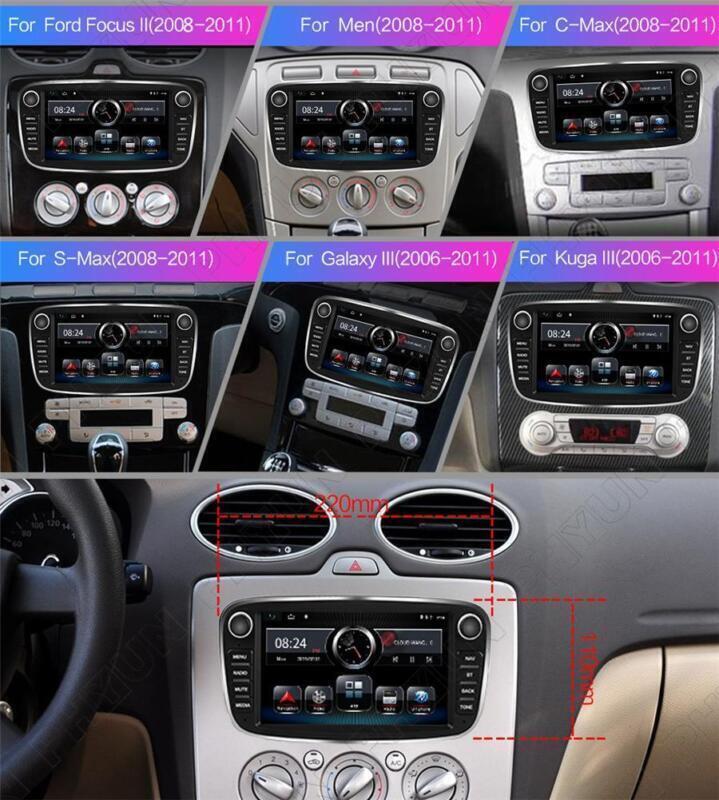 GPS WiFi Player Car for Ford Focus Mondeo 08-11 7 Android 8.1 Car Radio Stereo
