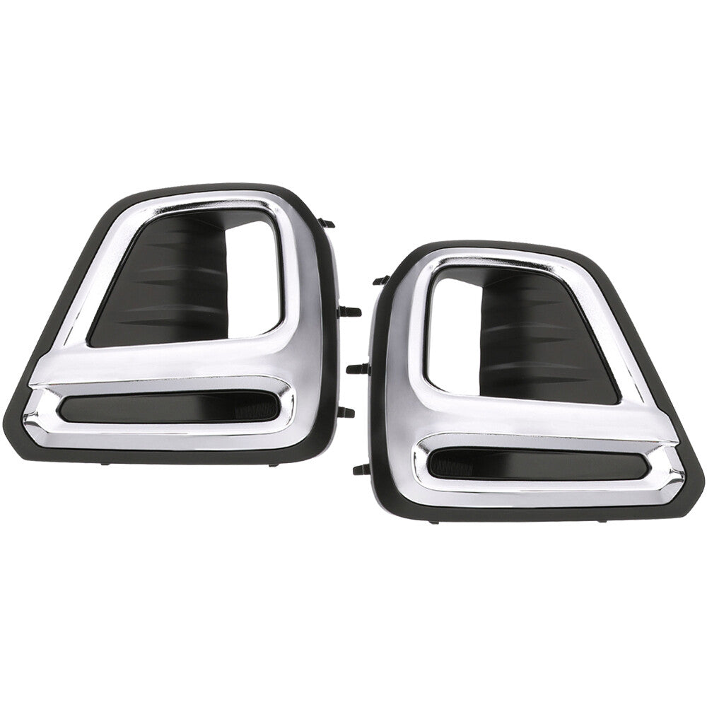 2Pcs Fog Light Trim Chrome Left Right Side Fit for Subaru for Forester 2019 - 2021