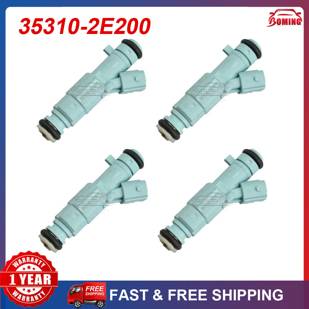 4x 35310-2E200 Car Fuel Injectors Nozzle Fit for Hyundai XI35 for Kia K5 353102E200