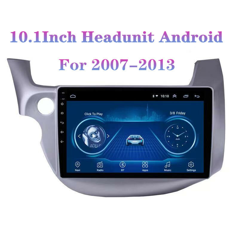 Android 2Din Car Radio GPS Navigation Multimedia Video Player For FIT JAZZ 07-13