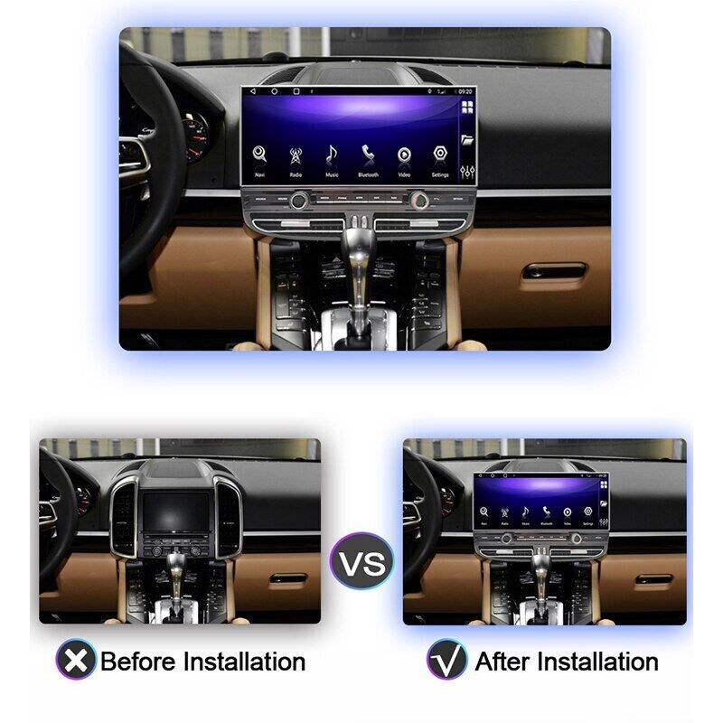 Car Android GPS Navigation Wifi 12.3 for Porsche for Cayenne 10~17 Radio carpaly