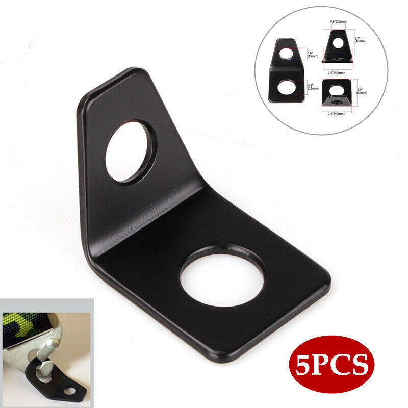 5-piece car safety for seat belt buckle 90-degree angle L-shaped bracket