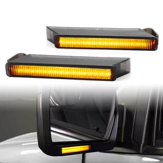 LED Side Under Mirror Sequential Light Turn Signal Lamp for Ford F-150 2004-2014