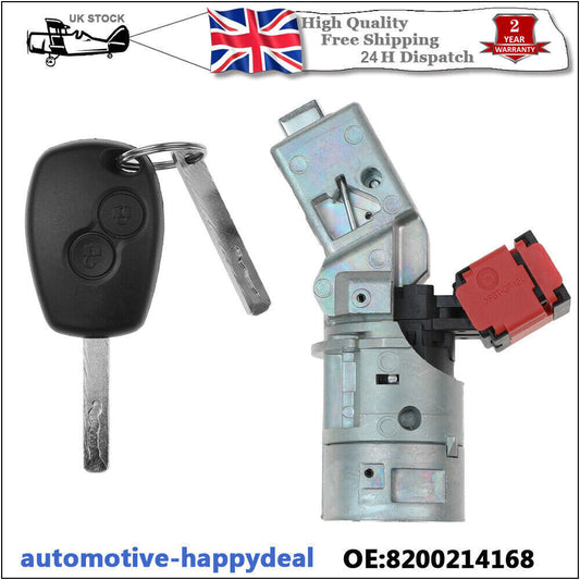 Ignition Lock Barrel Starter Switch for Renault Master Trafic for Vauxhall Vivaro DC