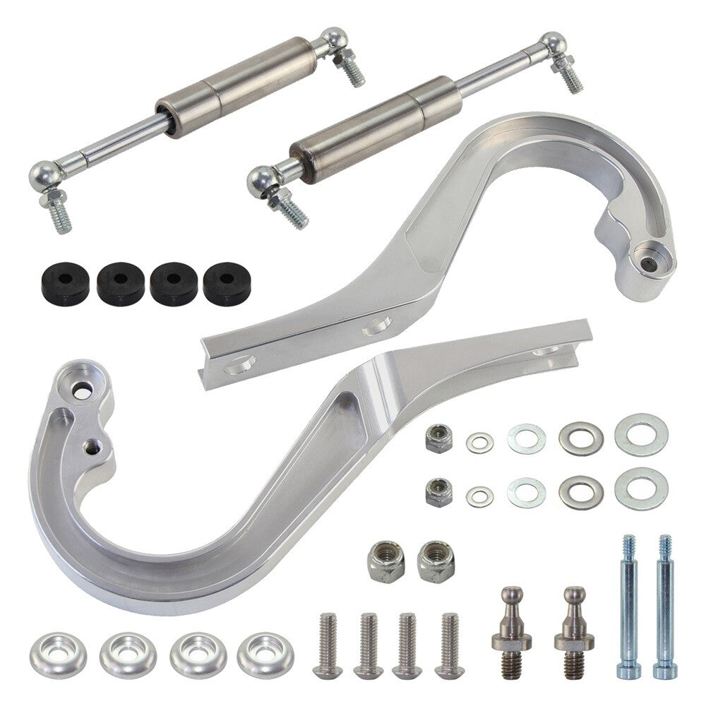 Left+Right Billet Aluminum Hood Hinge Kit For 1967-1969 for Chevrolet Camaro Trunk