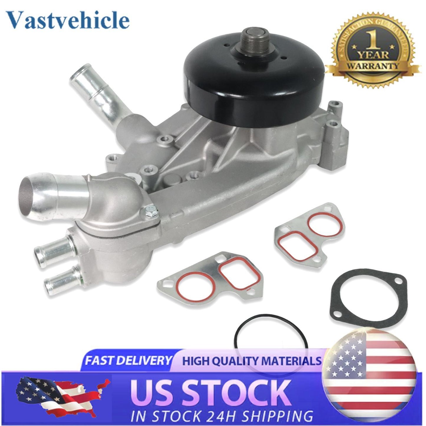AW5104 Water Pump 12703898 for Chevrolet Silverado for GMC for Sierra for Cadillac 4.8L 5.3L