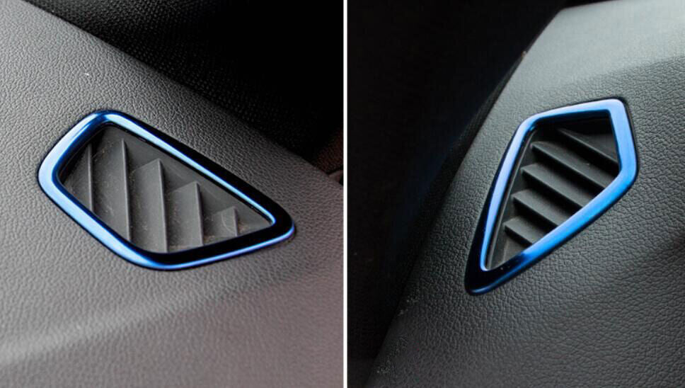 Fit for BMW 5 Series G30 2018-2022 Vent Trim Blue Steel Dashboard LR Air Outlet