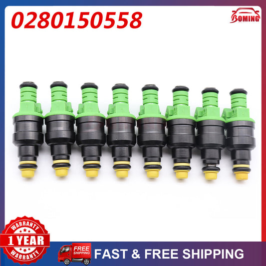 8x Fuel Injectors for Ford F150 F250 F350 4.6 5.0 5.4 5.8 0280150943 0280150558