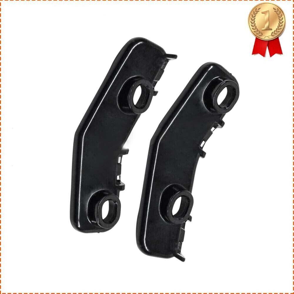 Pair Black Front Bumper Bracket Cover Insert for BMW X1 F48 2016-2020 Right+Left