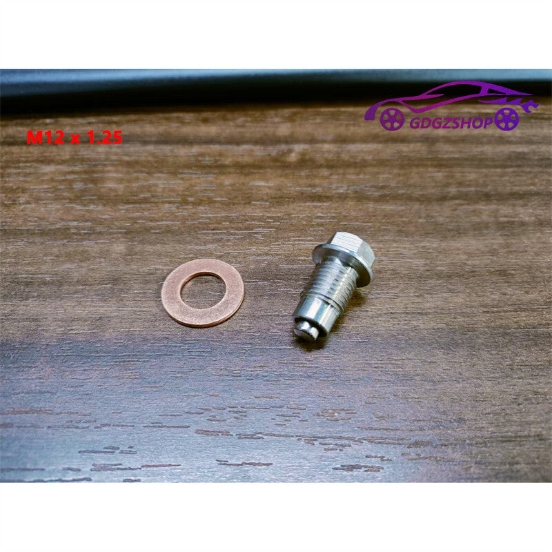 M12 x 1.25 Magnetic Oil Drain Plug with Washer for Toyota for Lexus for Nissan for Infiniti