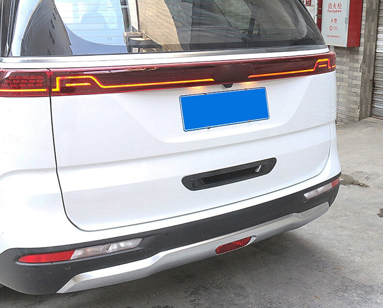 for Kia Carnival 2022-2023 Carbon Fiber Tailgate Door Handle Bowl molding Cover