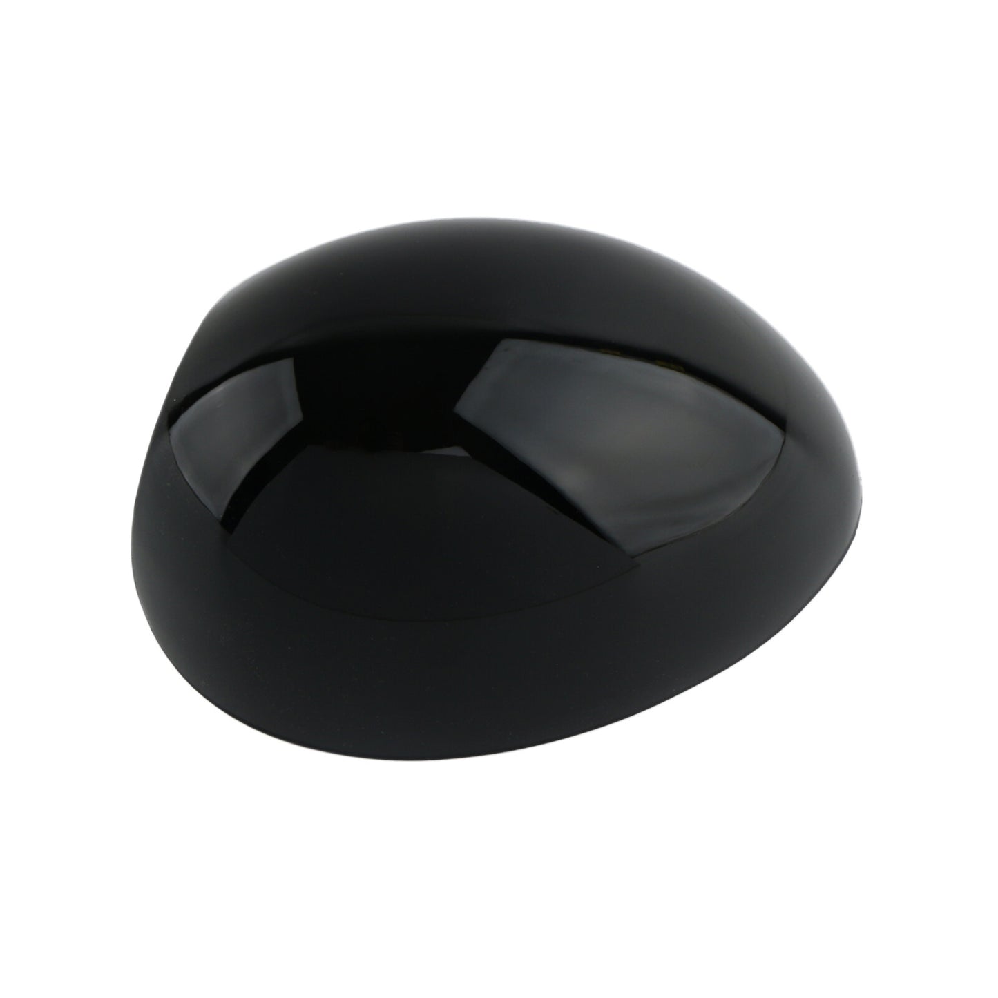 Right door mirror cover for Mini Cooper R55 R56 R57 R58 R60, gloss black.
