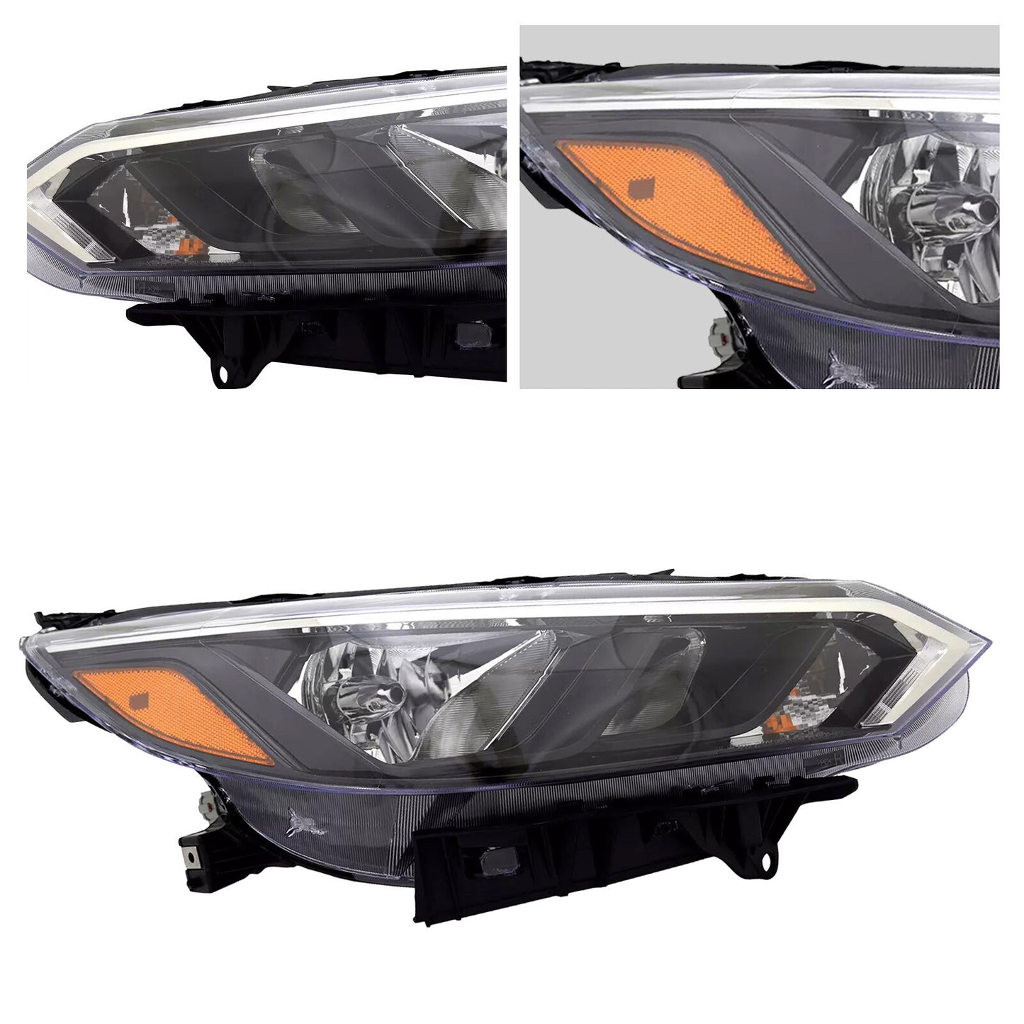 Right-side halogen headlight compatible with for Nissan Sentra S/SV 2024-2025 models (new).
