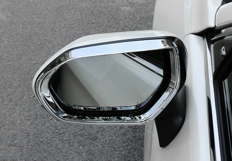 for Toyota for Camry 2018-2023 Chrome Rear View Mirror Rain Eyebrow Frame Trim Cover