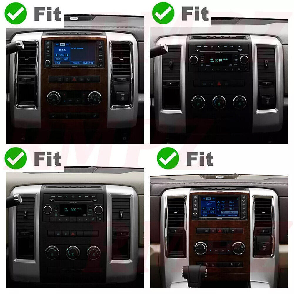 Android 13, 10.1-inch car radio with GPS, stereo CarPlay, compatible with for Dodge for RAM 1500 and 2500 (2009-2012).