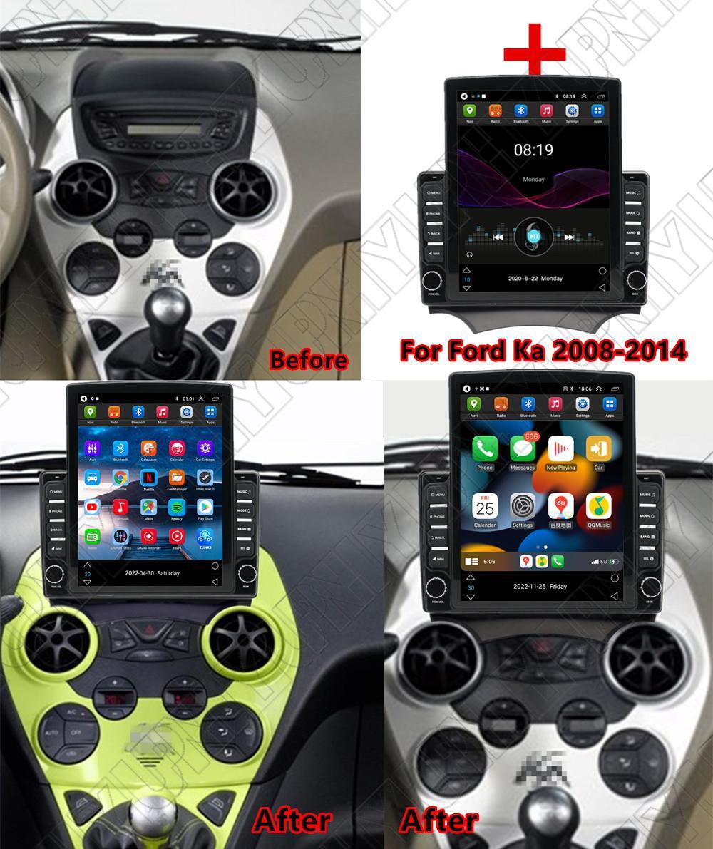 9.7 For 08-14 for Ford Ka Carplay Android Auto Radio Stereo GPS Nav Wifi FM Player