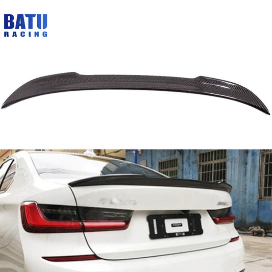 Real Carbon Fiber Rear Spoiler Wings For 2013-2019 for BMW E90 325i 335i 4 Door