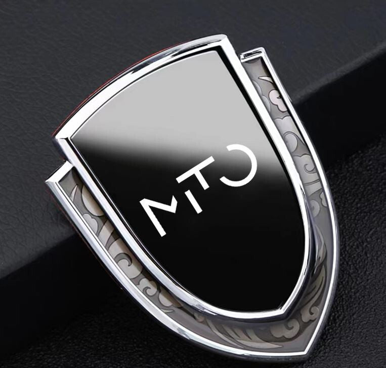 Black side fender and window badge decals for Volvo C30 cars.
